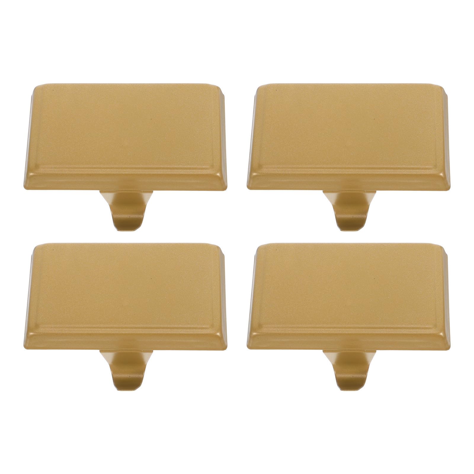 TOYANDONA 4 Piezas Perchero Navideño para Calcetines de Hierro Dorado,