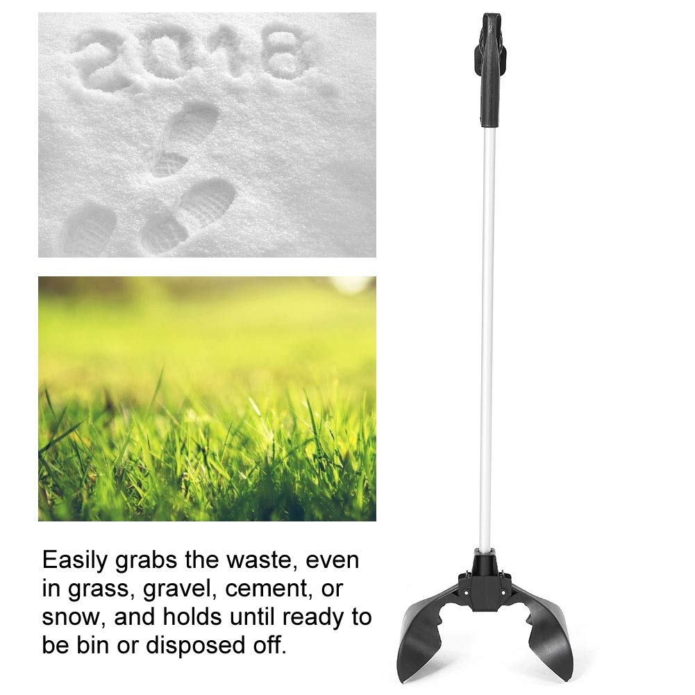 Poop Scoops für Hunde,Dog Poop Scoop Dirt Picker Hundekot Greifer Sammler Tool mit langem Griff, kein Bücken mehr