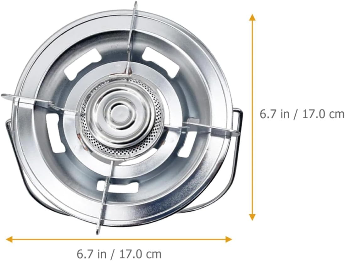 Homoyoyo Portable Camping Stove Gas Burner Outdoor Backpacking Stove Head Steel Liquefied Gas for Hiking and Picnic Cooking