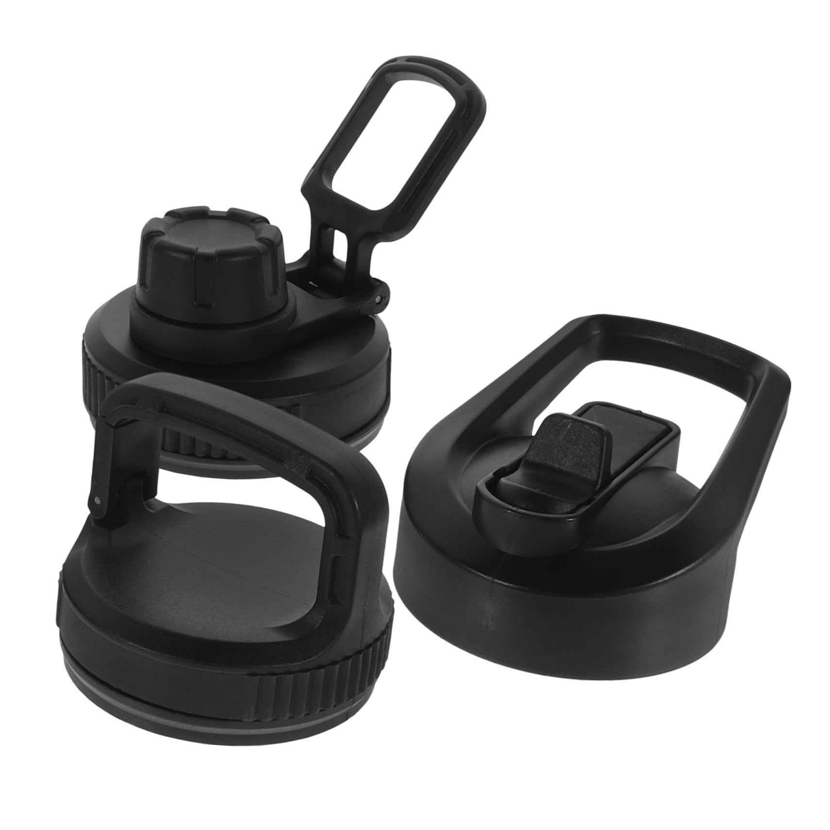 Yardwe Sport-wasserflaschenverschluss Becherabdeckung Tassenabdeckungen Entzückender Becherdeckel Deckel Für Becher Becherdeckel Für Den Haushalt Kaffeetassendeckel Plastik Black