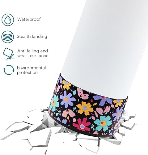 Miniatura 3 de HEYSKAY Protective Flask - Bota de silicona de 12 a 40 onzas para botella de agua Hydro Flask, y compatible con Stanley Tumbler, Yeti, Simple