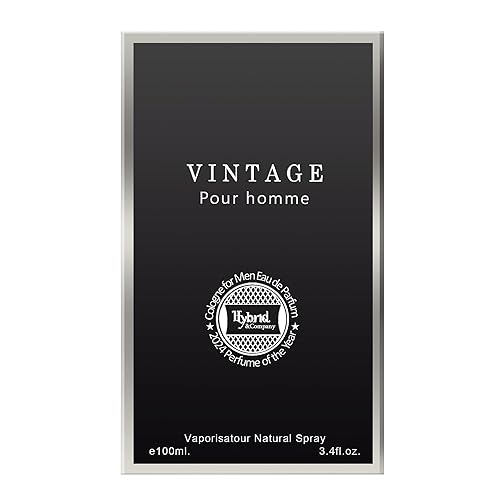 Miniatura 4 de Hybrid & Company Vintage Pour Homme - Perfume de aroma clásico para hombre, 3.4fl oz