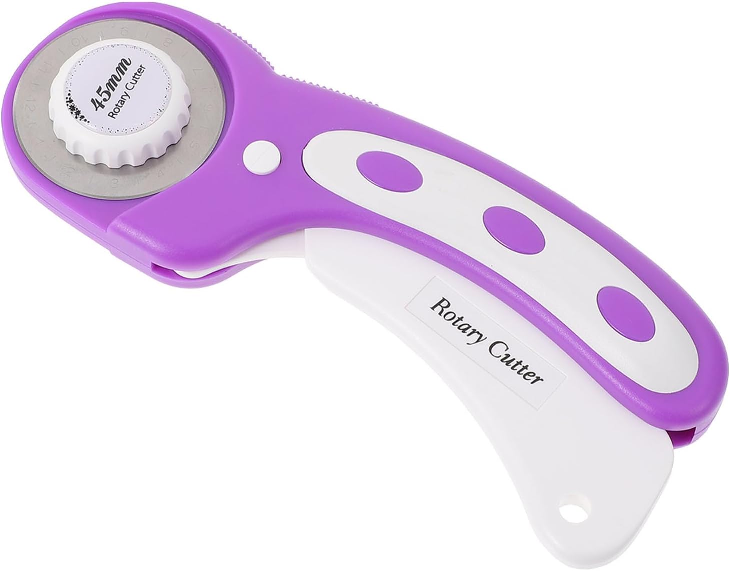 SEWACC Wheel Cutter Roller Cutting Tool for Leather and Cloth, Purple Fabric Cutting Tool Suitable for Sewing and Crafting, Precision Rotary Cutter for DIY Projects