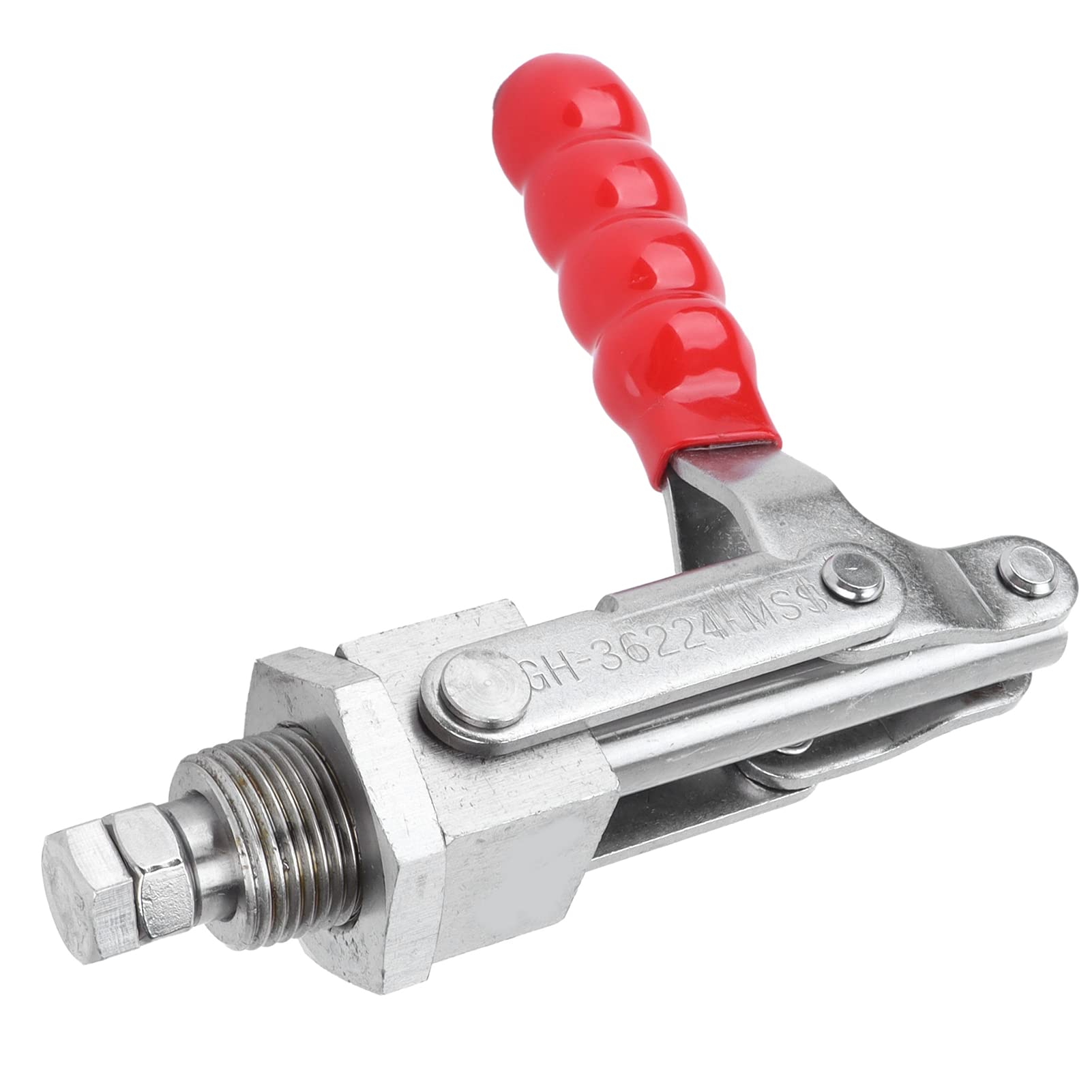 Morsetto a Levetta Morsetto Push-pull Resistente a Sgancio Rapido 318 Kg per Decorazioni Domestiche e Installazione di Attrezzature Acciaio Inossidabile 15,5x13,5 Cm 1 unità