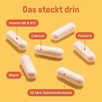 BRAINEFFECT GUT CARE Kapseln – 21 Stämme 20 Mrd KBE – 60 Stk mit Calcium 21 Bakterienstämme hochdosiert (20 Mrd. KBE) mit Bio Inulin und Calcium für die gesunde Funktion von Verdauungsenzymen.