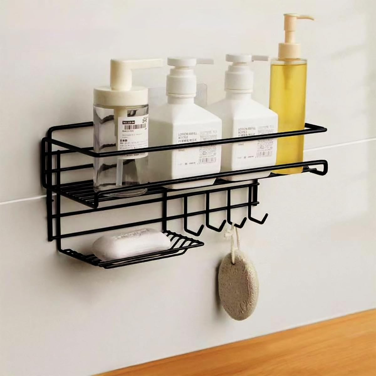 Schmieden Self-Adhesive Bathroom Storage Organizer self Adhesive Racks for Kitchen Shower Shelves Wall Mounted Caddy (B0CTFYBRDH) Amazon Price History, Amazon Price Tracker