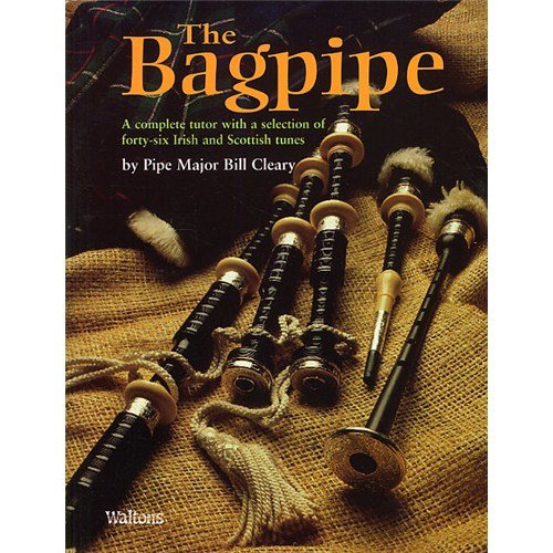 The Bagpipe Dudelsack in C-Dur, braun, Holz, Antik