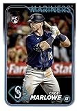 2024 TOPPS #286 CADE MARLOWE RC SEATTLE MARINERS BASEBALL OFFICIAL TRADING CARD OF MLB