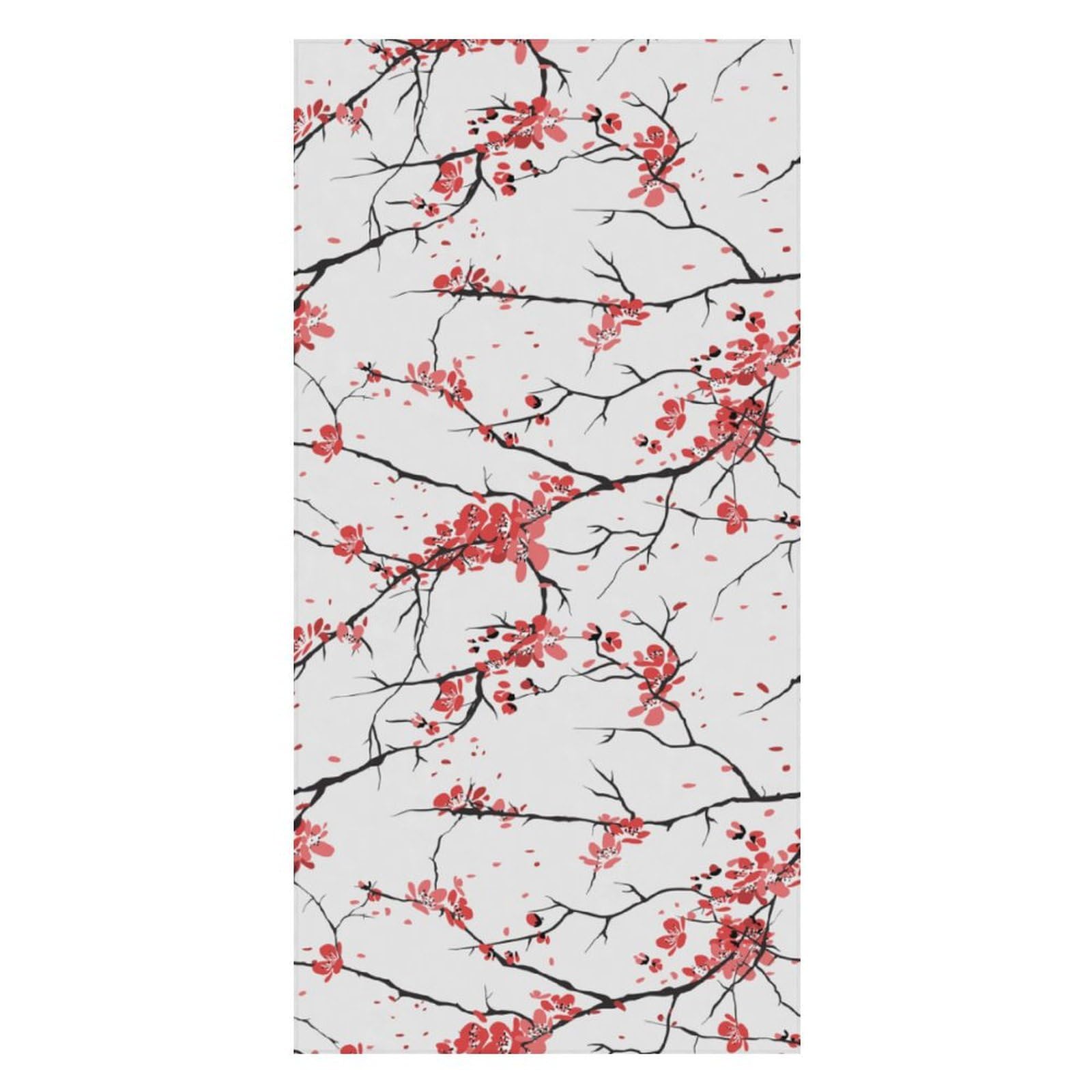 LWORZIIB Beach Towel, Cherry Blossom Bath Towel, Pool Towel Great for Gym Swimming 80 X 160cm