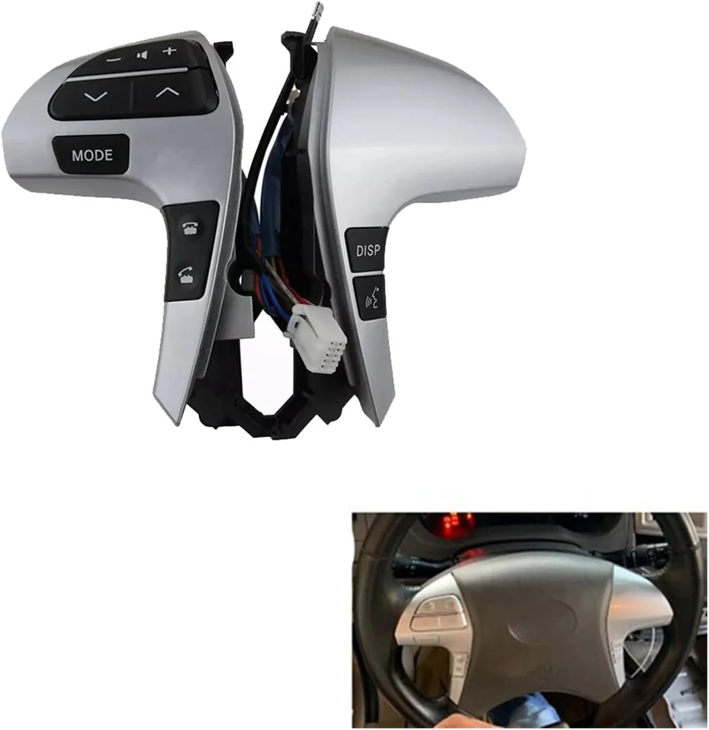 Car Steering Wheel Audio Control Button Switch 84250-06160 Compatible with,C