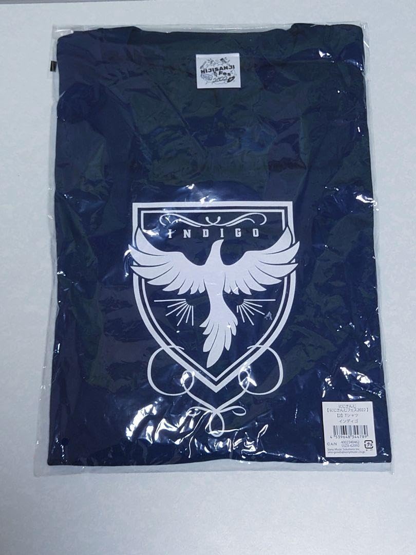 Amazon.co.jp: 叶 にじフェス 2022 限定グッズ インディゴTシャツ