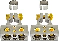 Vista 2 de Terminales universales de batería positiva o negativa de calibre 1/0 y 8 (par)