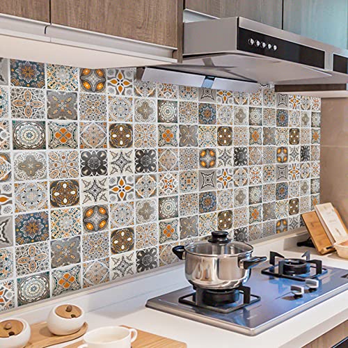 Surmounty Fliesenaufkleber Deko Folie 500x60cm, PVC...