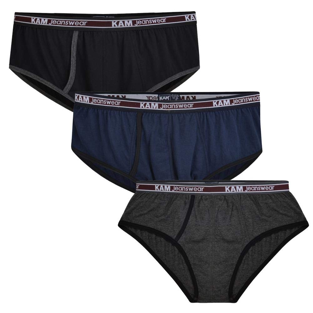 Mens Big Size Jersey Cotton 3 Pack Briefs (806) by KAM in 7XL