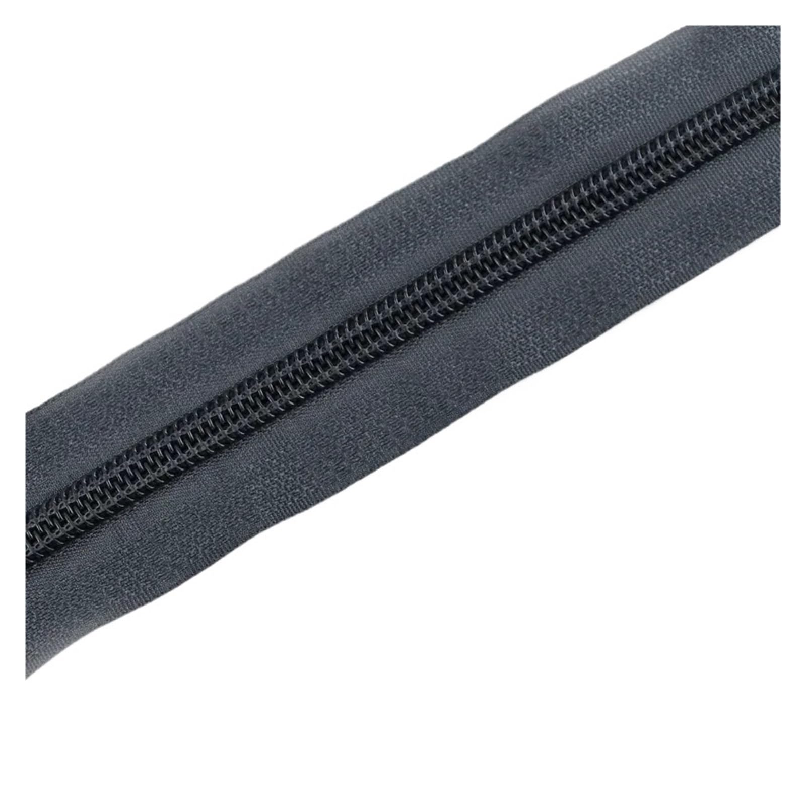 1pc 40M 3#5# Cerniera In Nylon Con Cursori Zip Abbigliamento Al Metro Zaino Sostituisci Cerniere Kit Di Riparazione Accessori for Cucire Fai Da Te(DarkGray,40MZipsNo3)