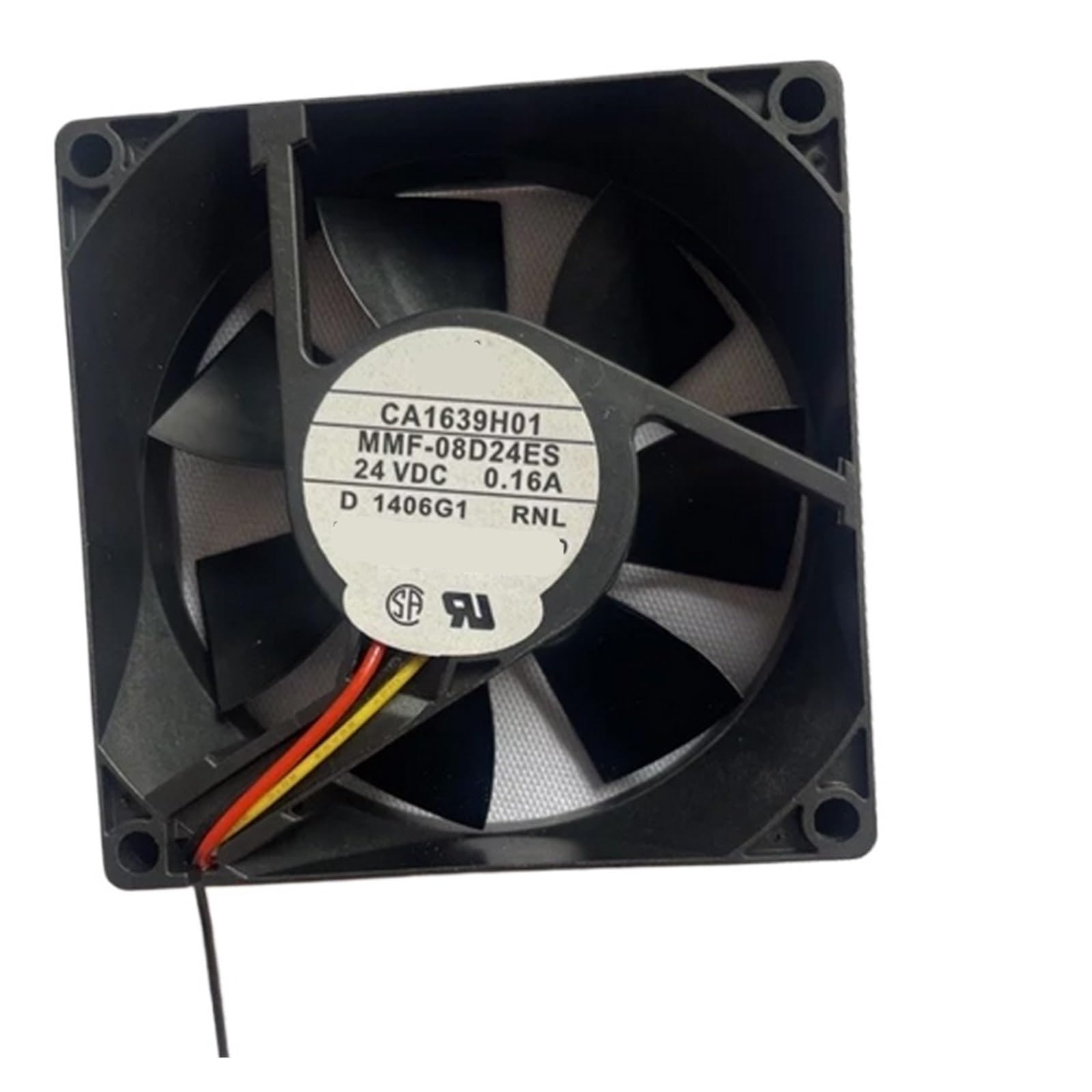 YMUGUEGH 80x80x25mm 8cm MMF-08D24ES-RNL CA1639H01 24V 0.13A DC cooling fan