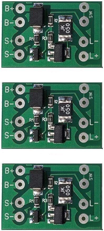 Acxico 3Pcs Solar Charge Controller Board Lithium Battery Charging Controller Auto ON/OFF Light Control Switch For DIY Street Lights Garden Lights