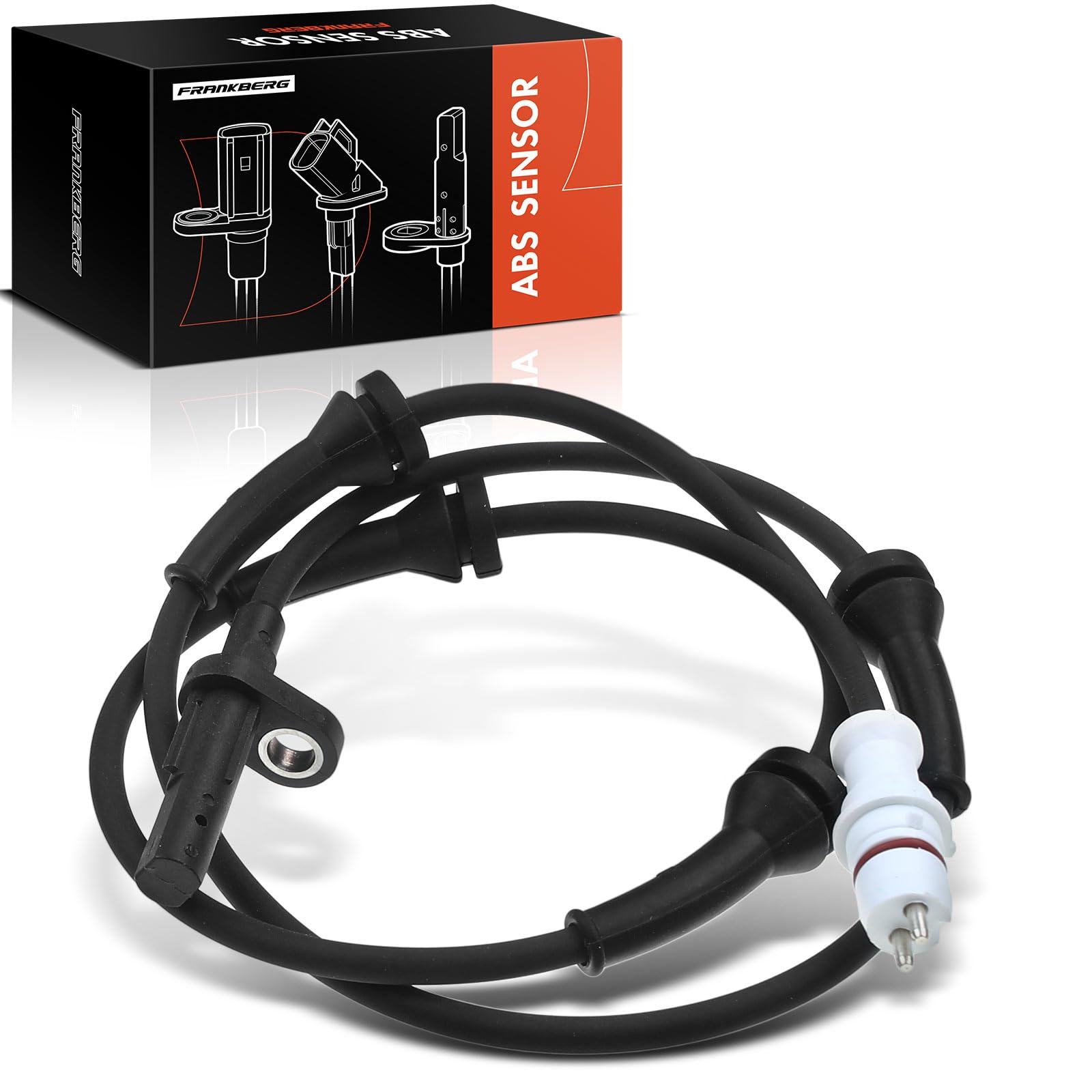 Frankberg Sensore Velocità Ruota ABS Sensore ABS 2-Poli Compatibile con Vivaro Furgone X83 Trafic II Bus JL Vivaro A Pianale/Telaio X83 Primastar Bus X83 Vivaro Combi X83 Replace# 8200184210