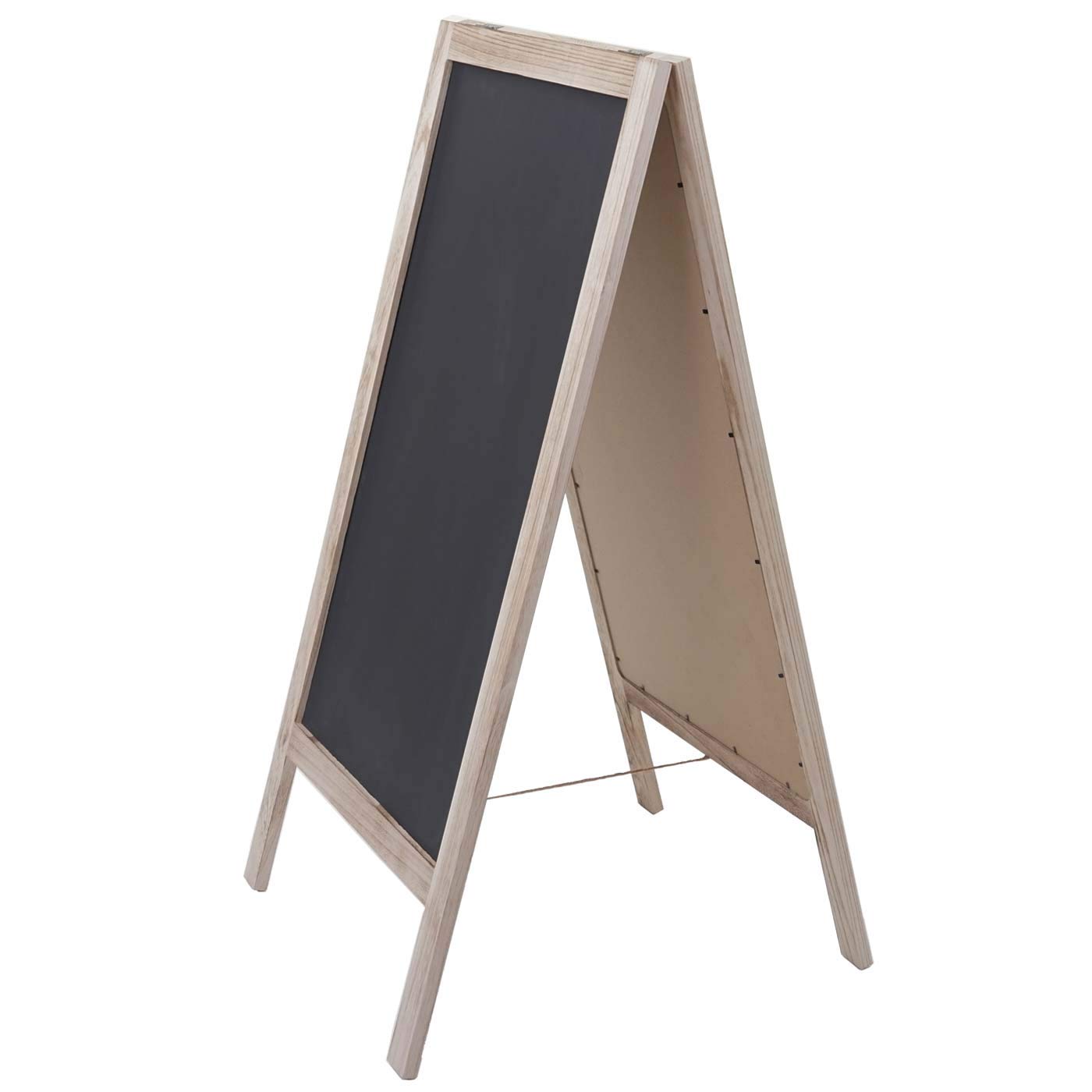 Mendler XL HWC-C17 - Pizarra publicitaria, 2 superficies de escritura plegables, 100 x 50 cm