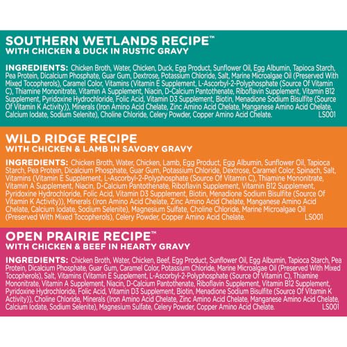 Nutrish Peak Protein Wet Dog Food Variety Pack, 3.5oz Cups (Rachael Ray) | Includes 3 Flavors of Chicken with Duck, Lamb and Beef in Gravy, High Protein, Grain Free, No Artificial Flavors - image 2
