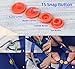 ilauke 400 Sets Snap Buttons with Snap Pliers T5 Plastic Snaps No-Sew Buttons Fastener Setter for Clothing Diapers Bibs Rain Coat Crafting