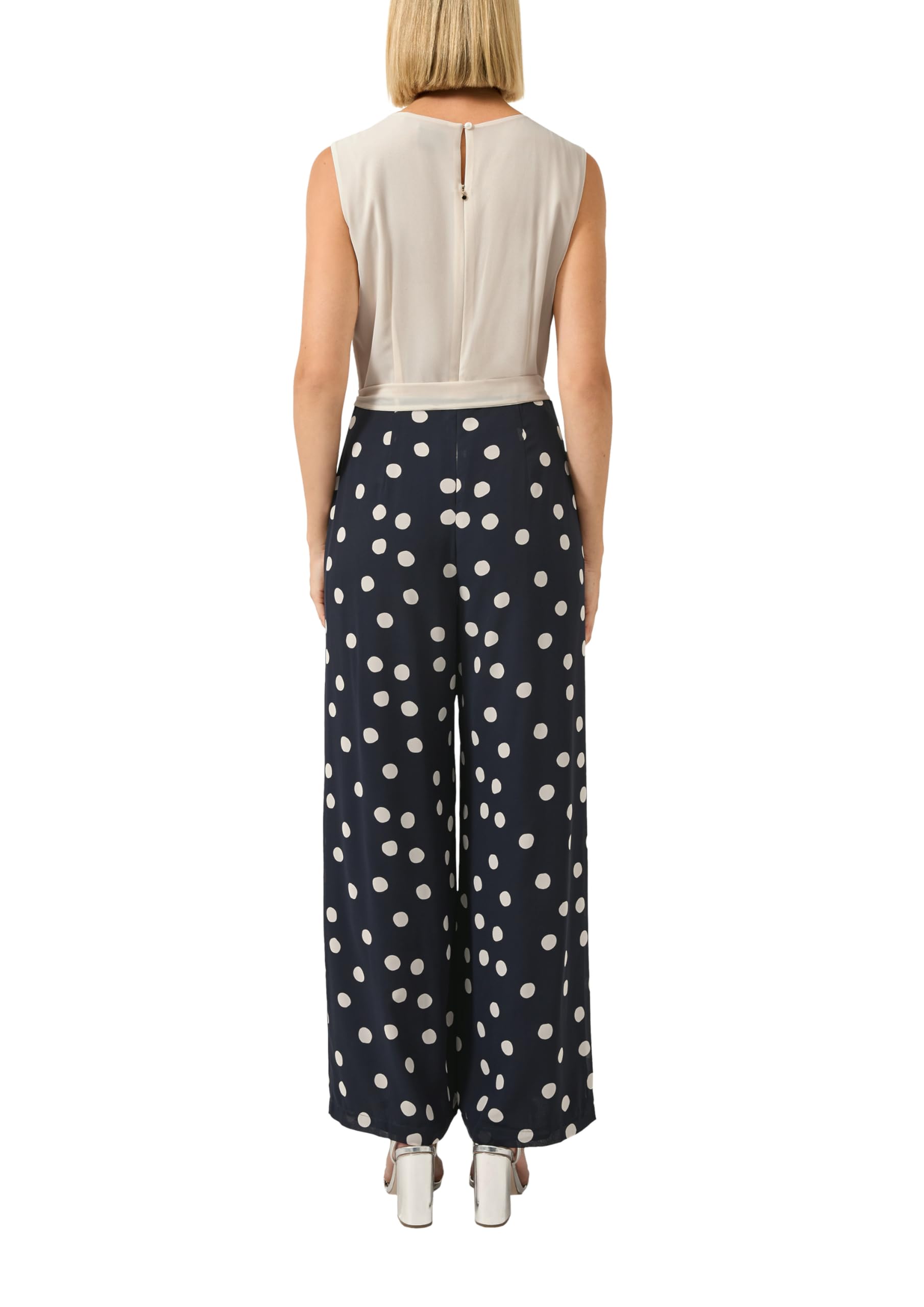 s.Oliver Ärmelloser Jumpsuit aus Chiffon