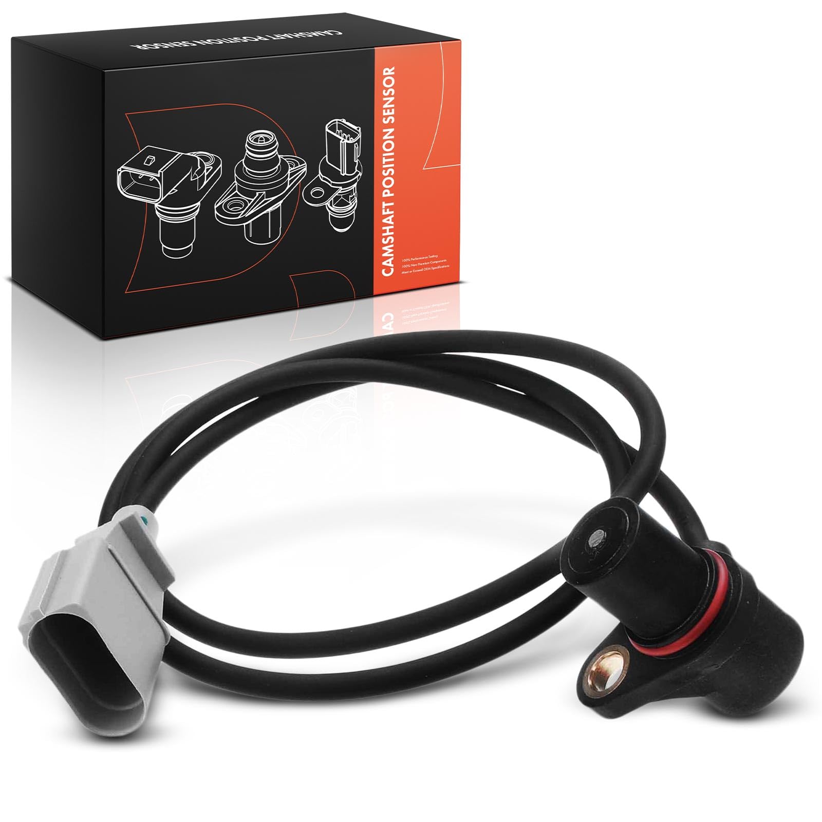 Frankberg Kurbelwellensensor Impulsgeber für A6 Allroad A8 A4 A3 TT Leon Toledo II Ibiza II Cordoba A-l-h-a-m-b-r-a 1.6L-3.0L 1996-2006 06A906433F