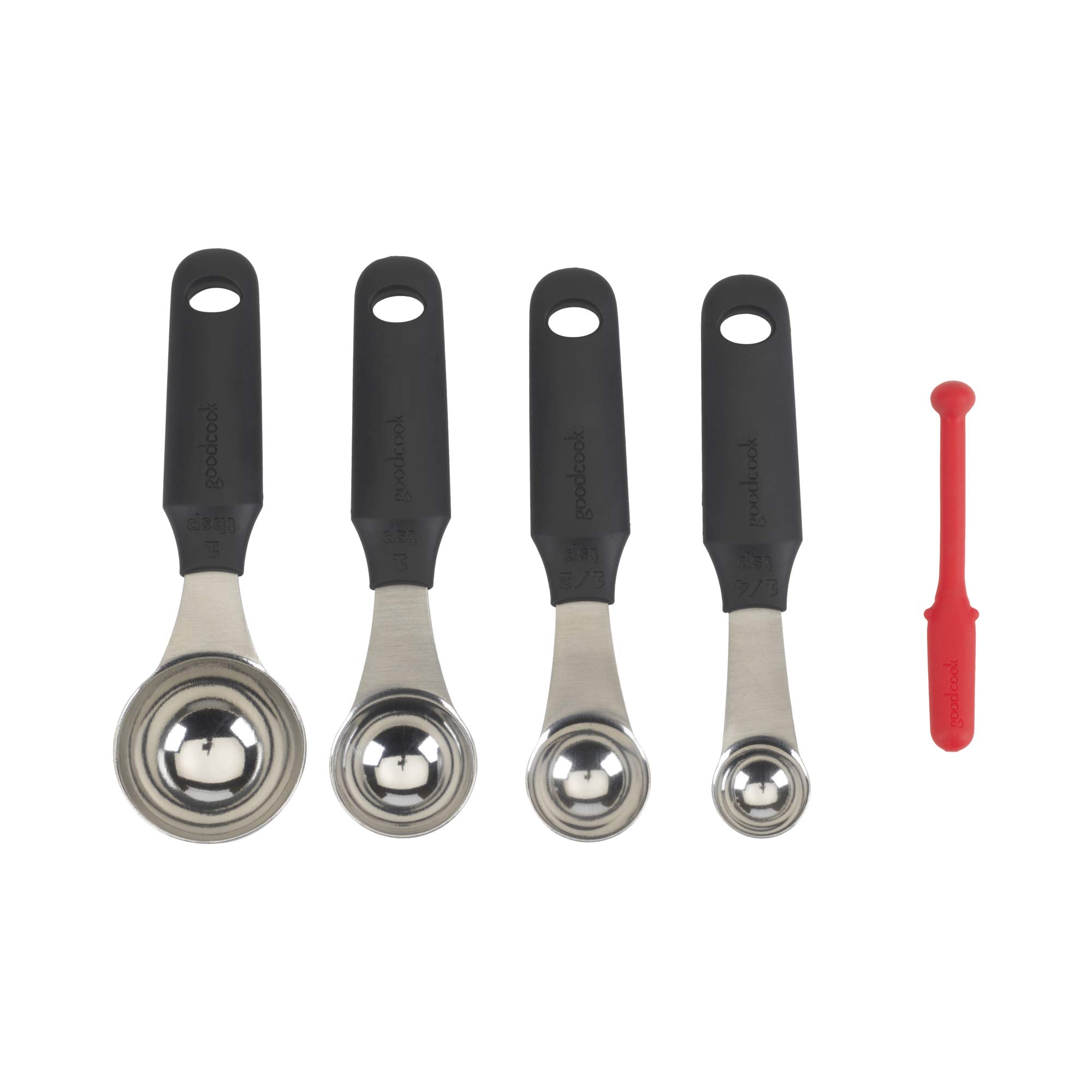 GoodCook Touch Measuring Spoon Set - Stainless Steel -4