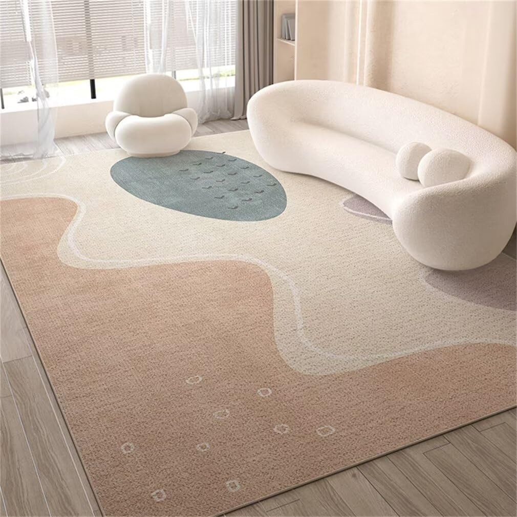 Tapis simple frais bleu doux pour rafraîchir chambre ado