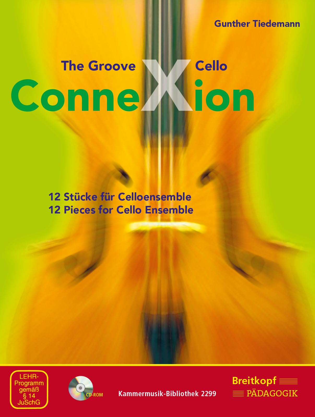 The Groove Cello ConneXion. 12 Stücke für Celloensemble. mit CDROM. Breitkopf Pädagogik (KM 2299)