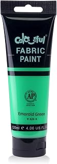 Colorful Permanent Fabric Paint for Furniture, 4 oz (120 ml) Fabric Paint for Clothes, Soft Rich Pigment Non-Toxic Textile Paint for Fabric DIY Crafts T-shirts Shoes Jeans DIY for Adult