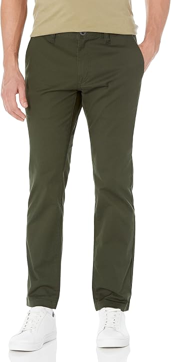 Amazon.com: Volcom Frickin Pantalón chino elástico de ajuste moderno para  hombre : Ropa, Zapatos y Joyería