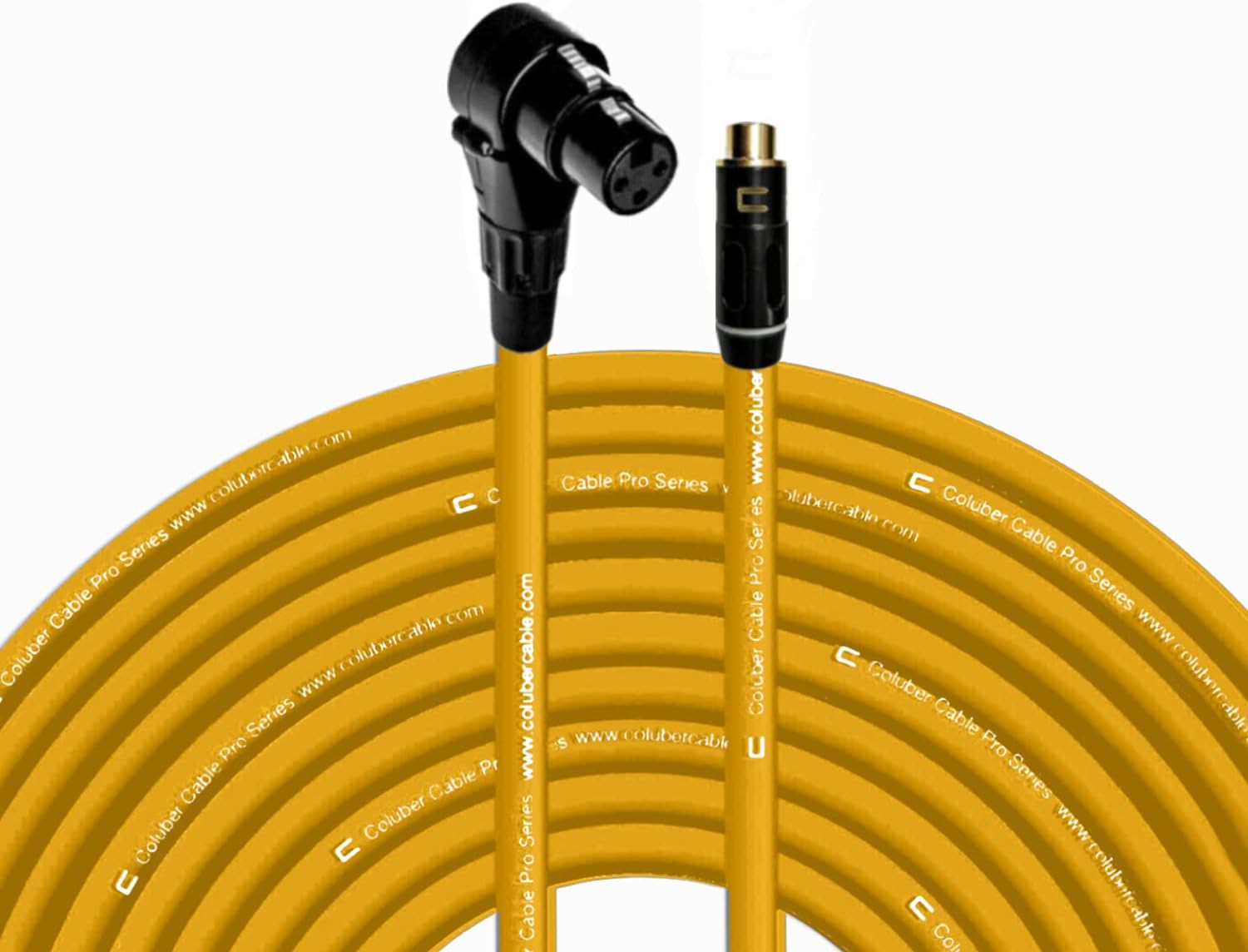 COLUBER CABLE 1/4 TRS Male to 1/4" TRS Male - 15 Feet - Blue - 1/4 (6.35mm) Stereo Balanced Male to Male Connector for Powered Speakers, Audio Interface or Mixer for Live Performance & Recording