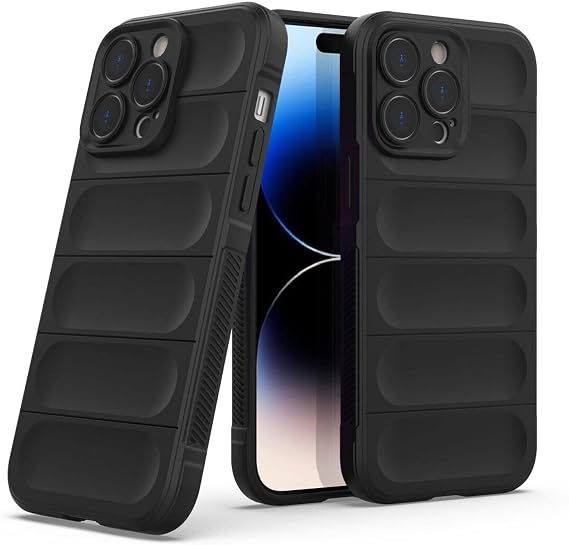 Microsonic Apple iPhone 14 Pro Max için Kılıf Oslo Prime Siyah [iPhone 14 Pro Max ile Uyumlu Kılıf - Siyah]