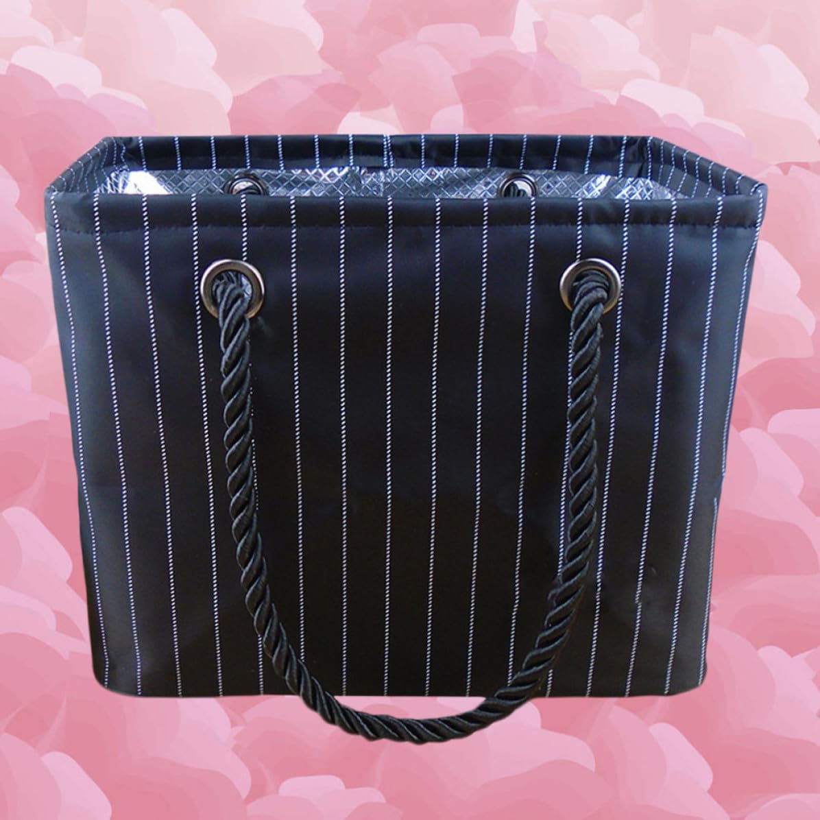 Portable Bath Shower Bag Waterproof Foldable Oxford Cloth Toiletry Basket with Breathable Mesh Design Large Capacity Carrying to 6kg for Travel and Swimming Organizer image 5