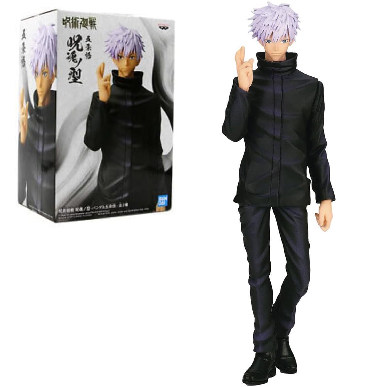 Bandai - Banpresto - Jujutsu Kaisen - Gojo Satoru - Figura Da Collezione Jukon No Kata - Grande Gojo Figura Da Collezione 16 Cm - Licenza Ufficiale Jujutsu Kaisen - Idea Regalo Manga - BP18730P-image