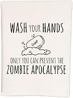 Vista 9 de Moonlight Makers Toalla de mano suave con tejido de gofre, 100% algodón blanco puro, decoración de baño/cocina, descuentos multicompra, idea