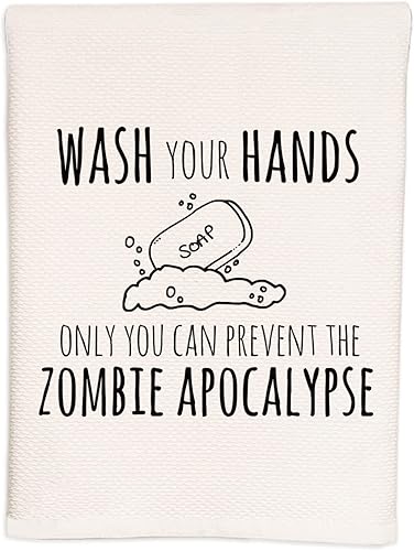 Miniatura 6 de Moonlight Makers Decorative Hand Towel, Waffle Weave, Soft Absorbent Cotton, Gift Idea, Home BathroomKitchen Decor, Dish Cloth, Funny Design,