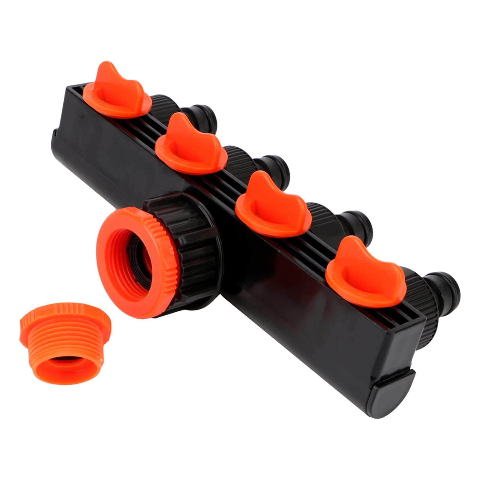 Resistir Extremos de Alta presión y Temperatura 3/4"Distribuidor de Conector de riego 4 válvulas Splitters Válvula Divisor de válvula Conectores de tubería de la Manguera for tubería de Agua for Tube