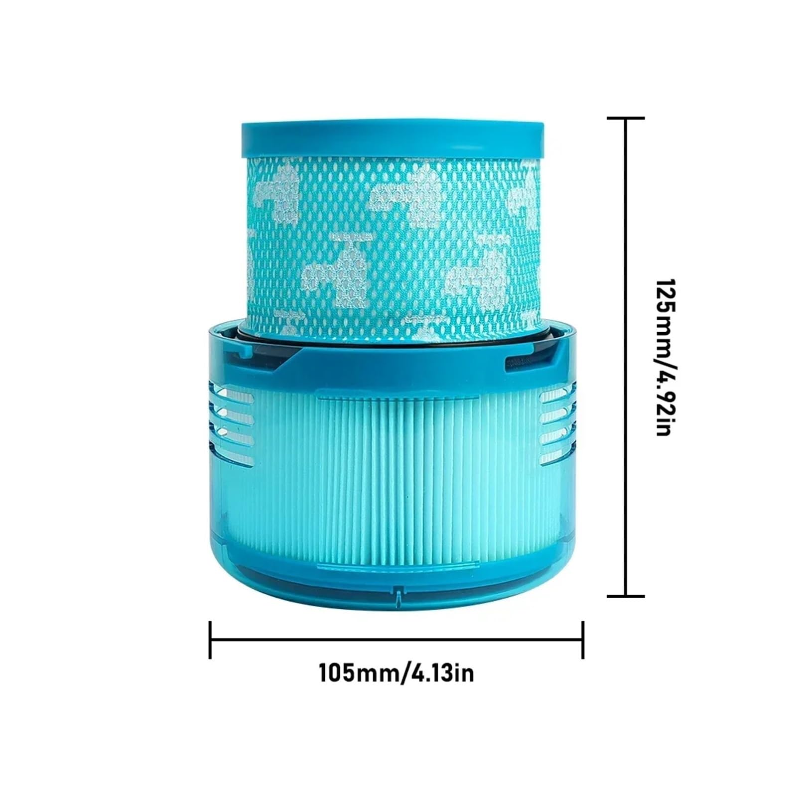 Reemplazo De Filtro Trasero De Montón, Compatible Con Dyson, Gen5 Detect/Gen5, Filtros De Aspiradora Esponjosos De Gran Tamaño, Herramienta De Limpieza, Repuestos(4pcs)