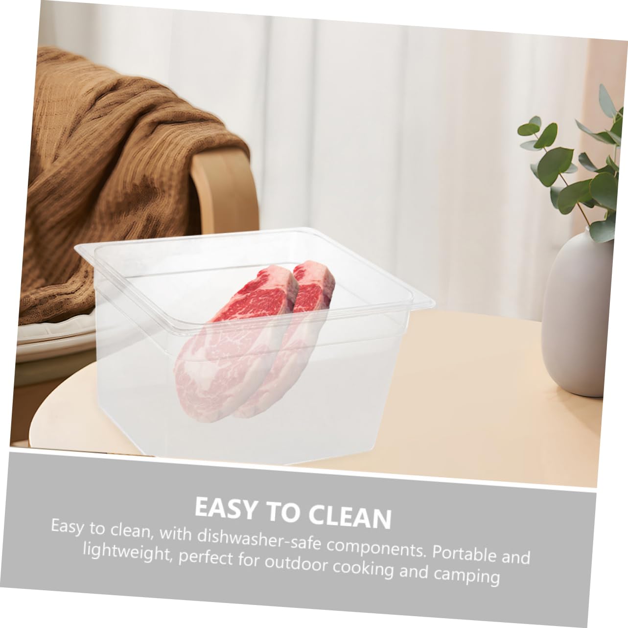 PRETYZOOM 11l Slow Cooker Container Large Capacity Temperature Slow Cooker for Steak Low-temperature Cooking Accessories Storage Case