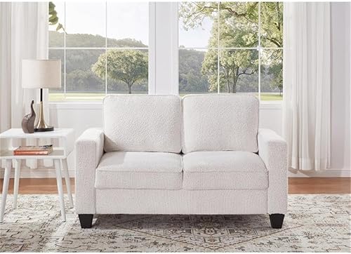 Miniatura 46 de BOWERY HILL Sofá cama reversible/seccional de lino gris acero con almacenamiento para espacio pequeño Gris,Beige,Negro