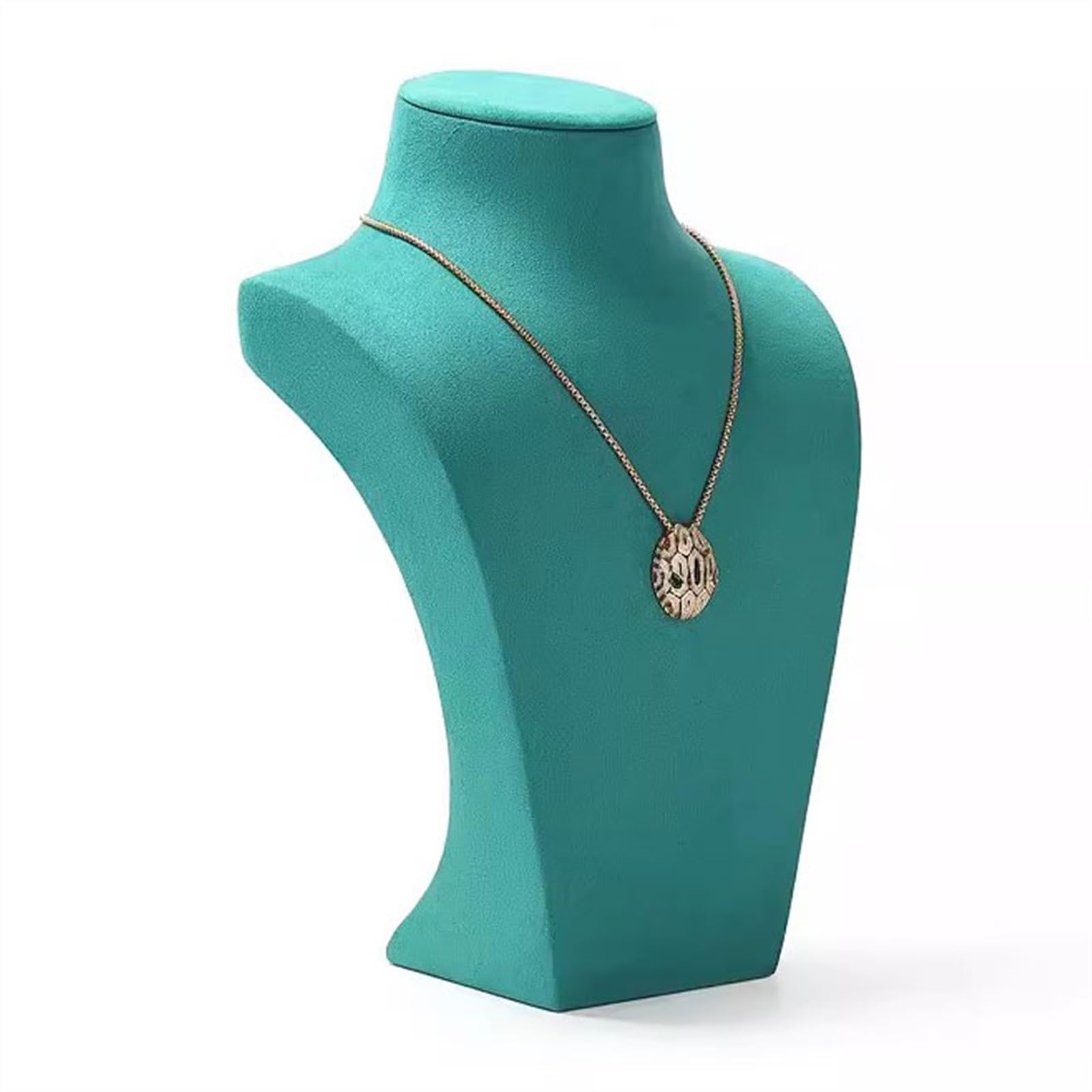 ZengL263NgS jewellery stand Necklace Bust Jewelry Display Necklace Chain Jewelry Bust Display Holder Stand, Necklaces Display Necklace Mannequin for Display and Storage(24 * 14 * 47cm)