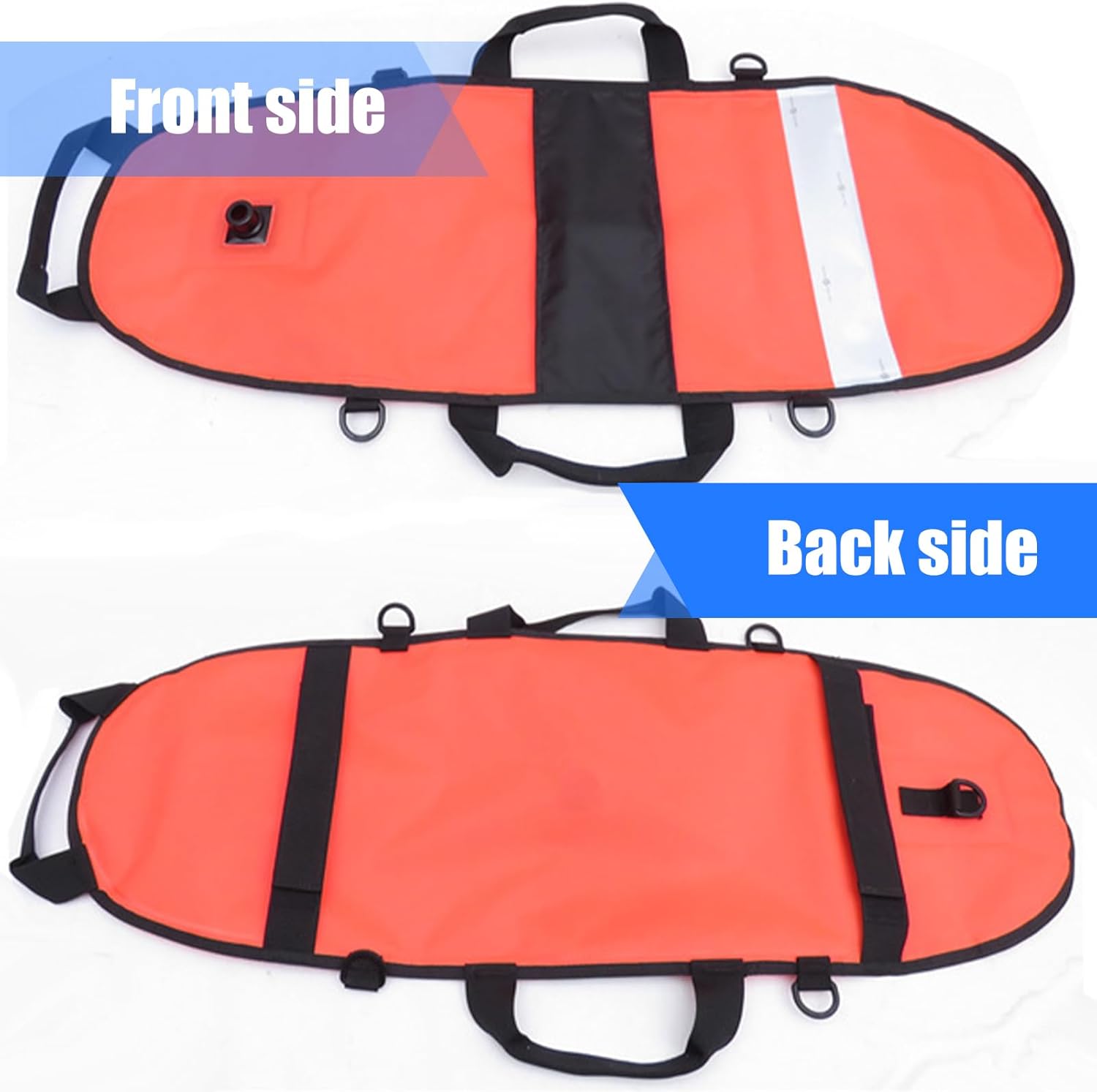 Scubas Diving Buoy With Flag & Webbing Handle Diver Down Marker Float For Spearfishing Snorkeling For Freediving Snorkeling