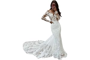 Breathtaking Lace Mermaid Wedding Dresses: Adorn Your Bridal Glow