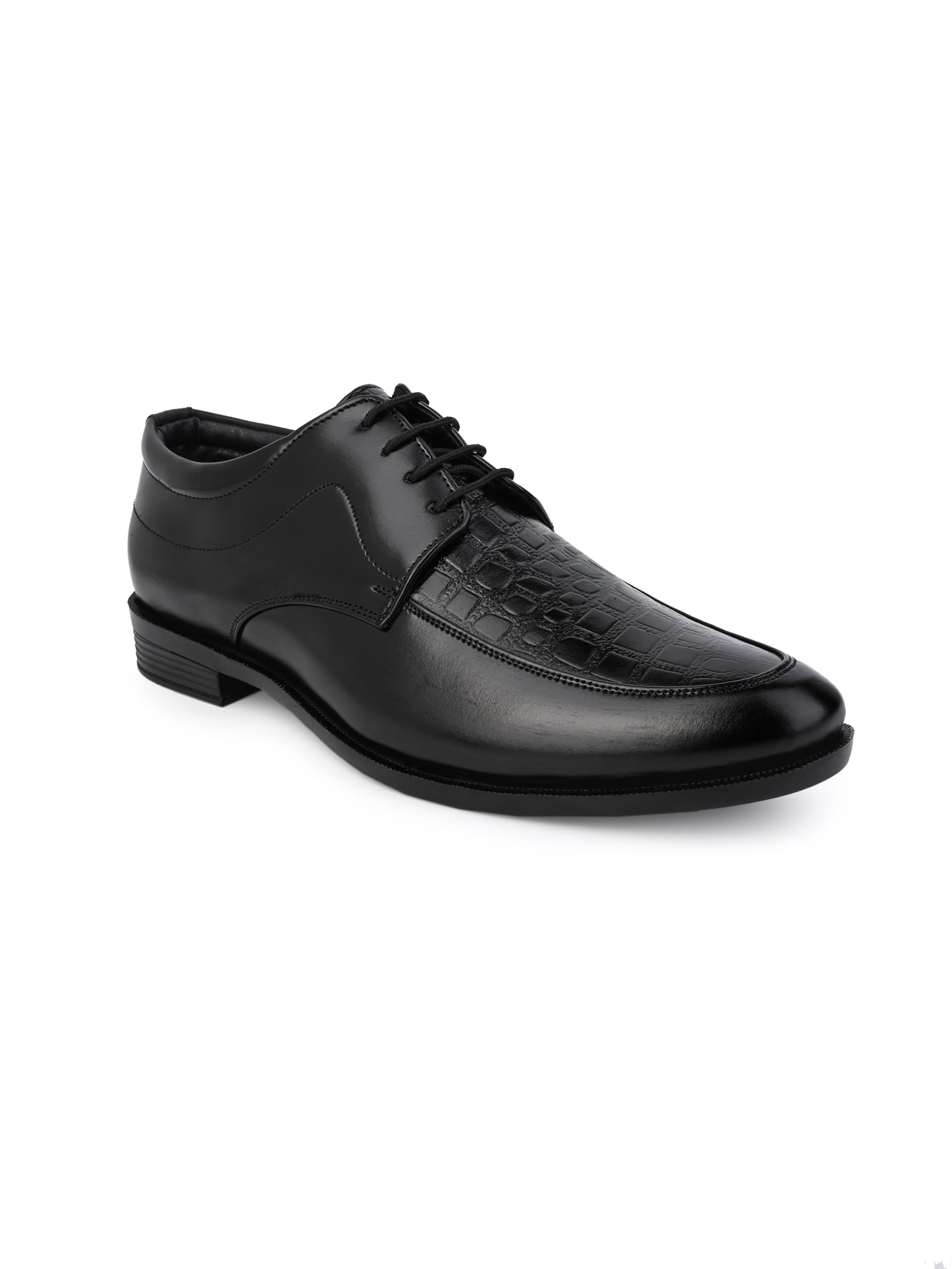 Santoni Men's Synthetic Leather Derby Formal Shoes