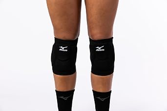 Mizuno Elite 9 SL2 Volleyball Kneepad, Black, Small