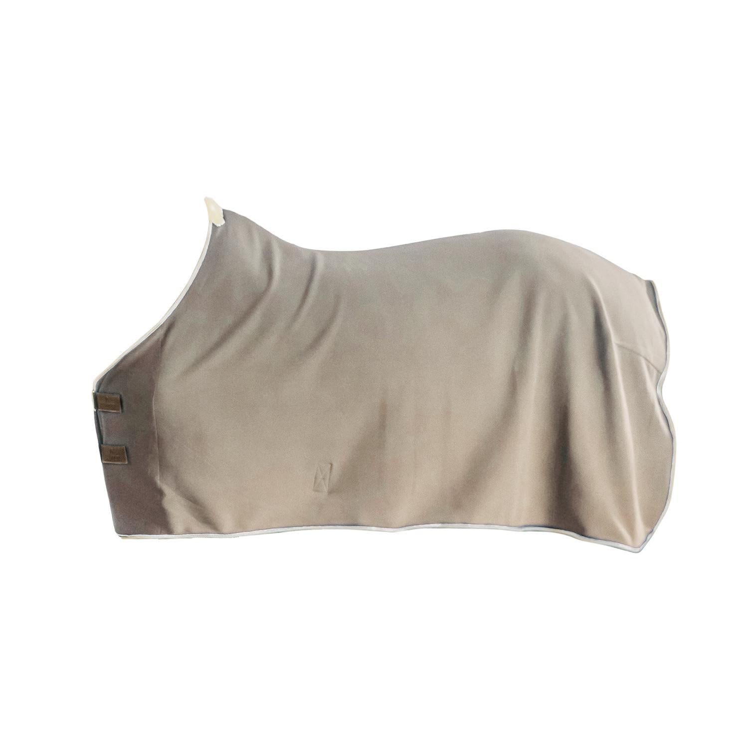 Chemise séchante beige en laine végane 130 pour cheval