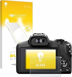 upscreen Matte Screen Protector Glass Film compatible with Canon EOS R100 - Anti-Glare, Anti-Fingerprint, 9H Glass Protection