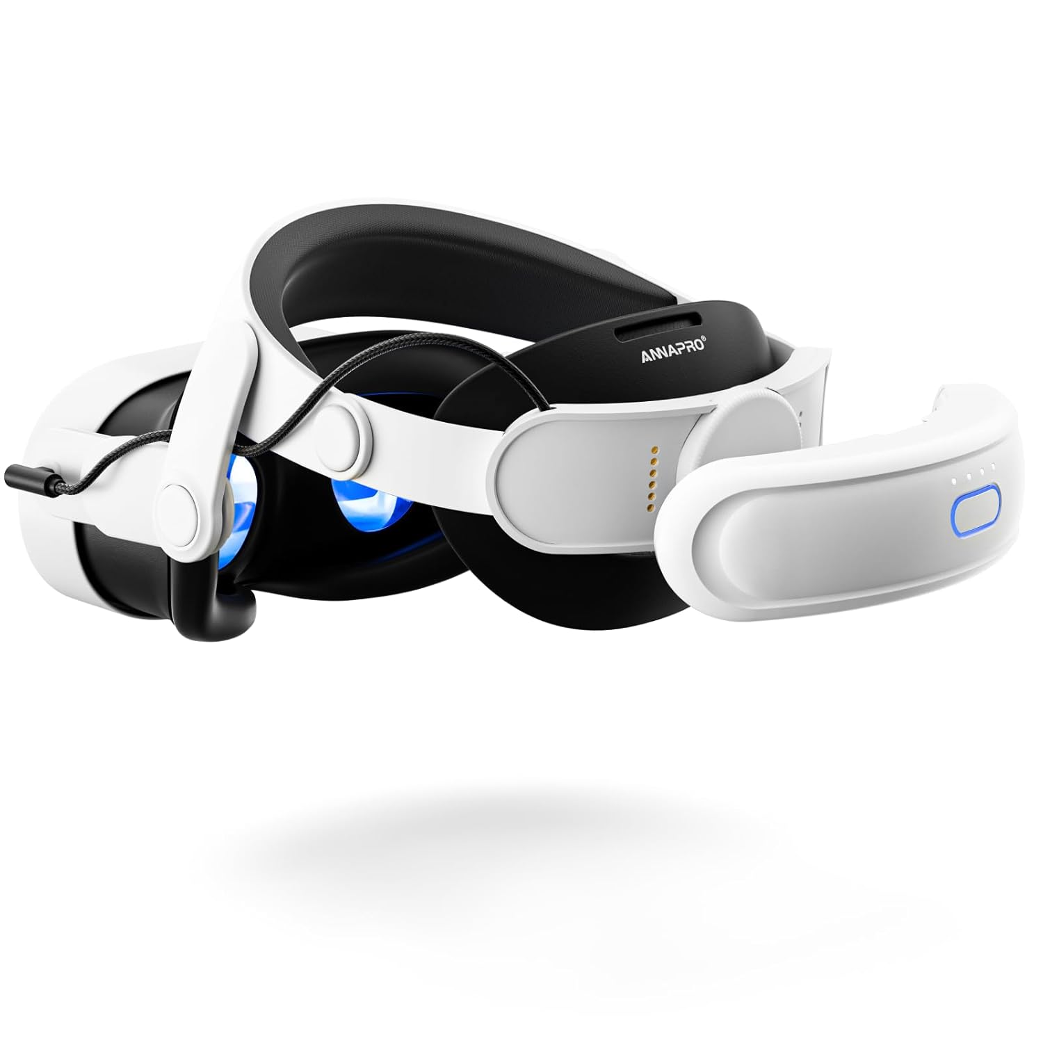 ANNAPRO A3 Max Battery Head Strap for Meta Quest 3S/Quest 3, 20W Fast Charging 10,800mAh Magnetic Battery, Ultimate Comfort & Extended Playtime Compatible with Quest 3S/3 Accessories